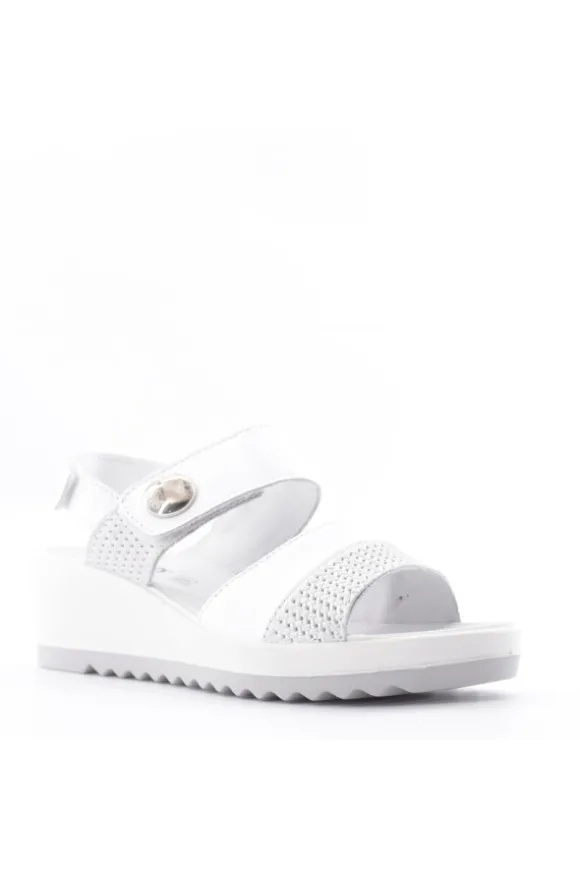 Igi e co Sandalo zeppa 16666 Bianco