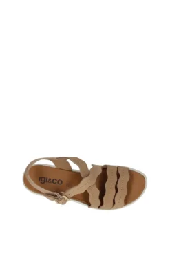 Igi e co Sandalo zeppa 56685 Beige