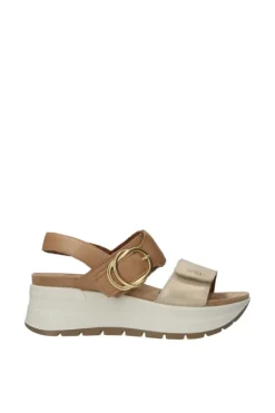 Igi e co Sandalo zeppa 76776 Platino