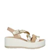 Igi e co Sandalo zeppa 76671 Platino