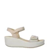 Igi e co Sandalo zeppa 76656 Platino