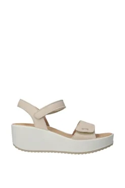 Igi e co Sandalo zeppa 56687 Panna