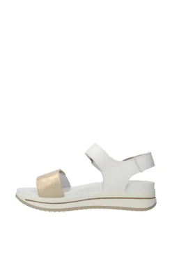 Igi e co Sandalo zeppa 76754 Platino