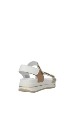 Igi e co Sandalo zeppa 76754 Platino