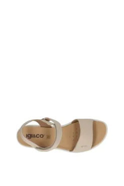 Igi e co Sandalo zeppa 76656 Panna