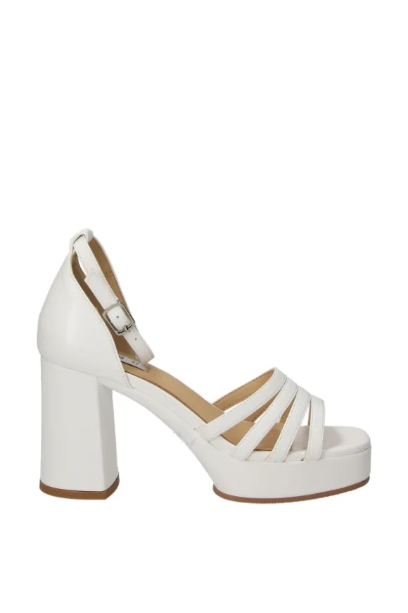 Keys Sandalo tacco K9583 Panna