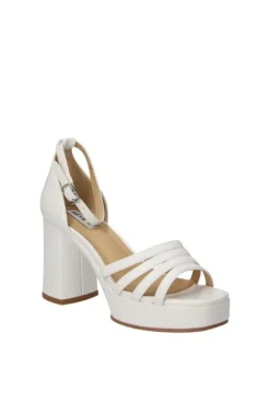 Keys Sandalo tacco K9583 Panna