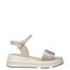 Keys Sandalo zeppa K9702 Beige