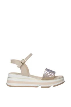 Keys Sandalo zeppa K9702 Beige