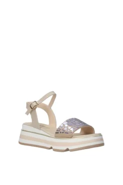 Keys Sandalo zeppa K9702 Beige