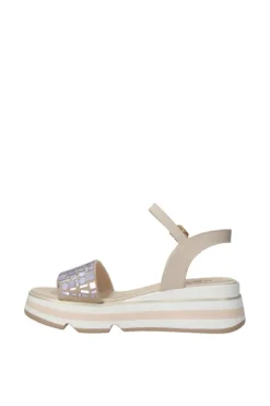 Keys Sandalo zeppa K9702 Beige