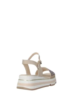 Keys Sandalo zeppa K9702 Beige