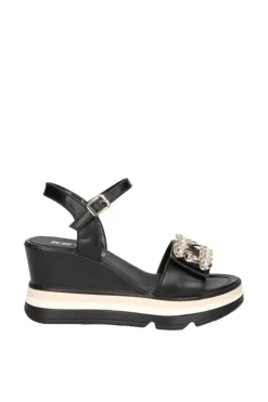 Keys Sandalo zeppa K9650 Black