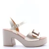 Kiss e shock Sandalo tacco 57224 Platino