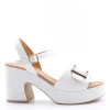 Kiss e shock Sandalo tacco 57224 Bianco