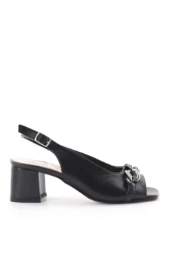 Kiss e shock Sandalo tacco 48620 Nero