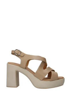 Kiss e shock Sandalo tacco 73231 Beige