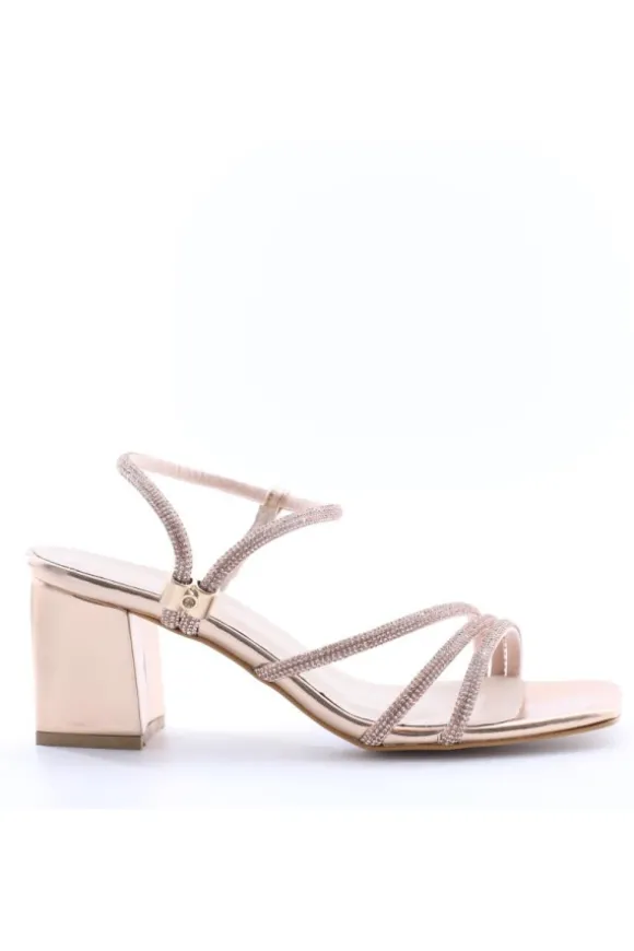 Kiss e shock Sandalo tacco 41604 Rame