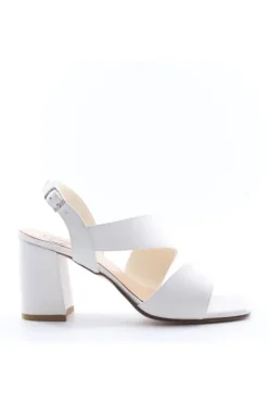 Kiss e shock Sandalo tacco 49614 Bianco
