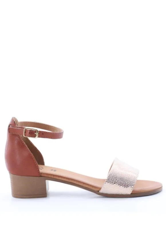 Kiss e shock Sandalo tacco 243035 Brown