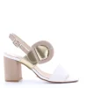 Kiss e shock Sandalo tacco 39643 Bianco