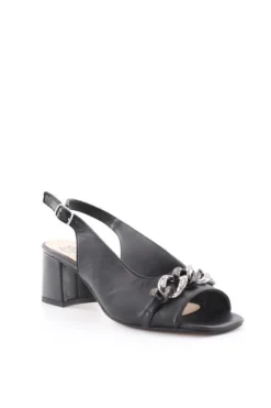 Kiss e shock Sandalo tacco 48620 Nero