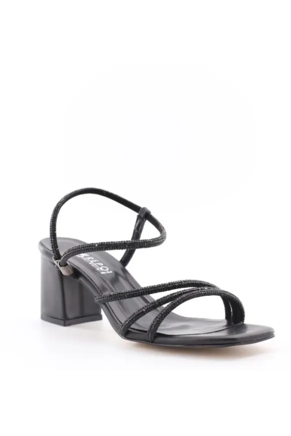 Kiss e shock Sandalo tacco 41604 Nero