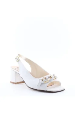 Kiss e shock Sandalo tacco 48620 Bianco