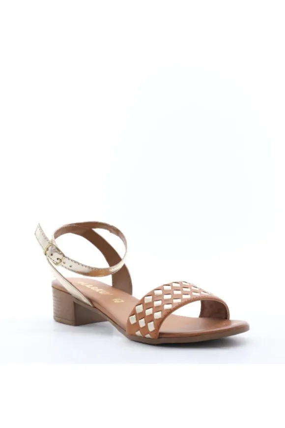 Kiss e shock Sandalo tacco 243115 Brandy