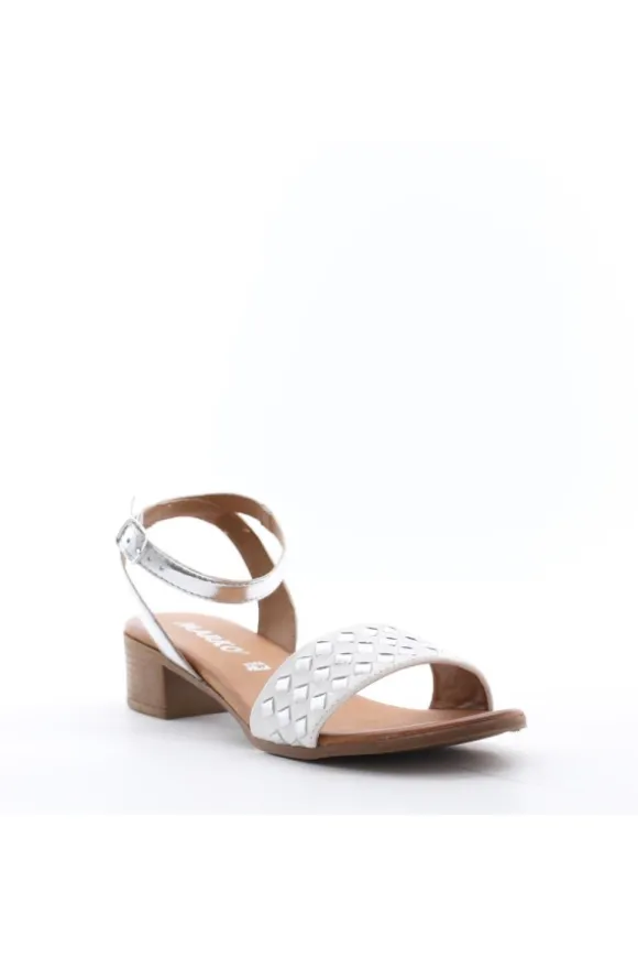 Kiss e shock Sandalo tacco 243115 Bianco