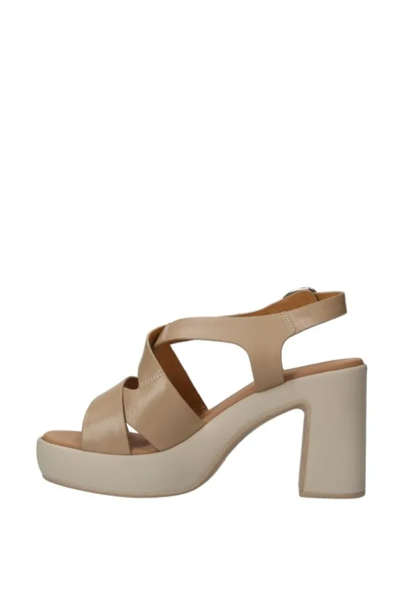 Kiss e shock Sandalo tacco 73231 Beige