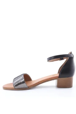 Kiss e shock Sandalo tacco 243035 Nero