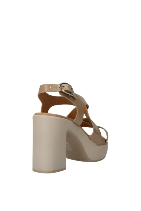 Kiss e shock Sandalo tacco 73231 Beige