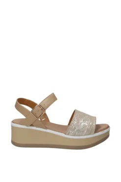 Kiss e shock Sandalo zeppa 84288 Beige