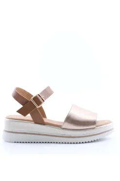 Kiss e shock Sandalo zeppa 81222 Platino
