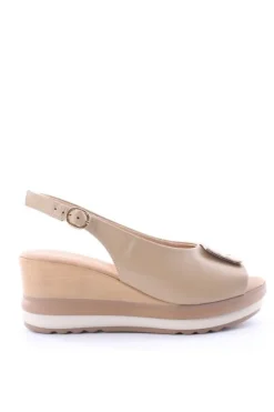 Kiss e shock Sandalo zeppa 20299 Beige
