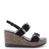 Kiss e shock Sandalo zeppa 51250 Nero