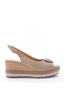 Kiss e shock Sandalo zeppa 20266 Beige