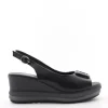 Kiss e shock Sandalo zeppa 20266 Nero