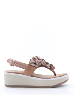 Kiss e shock Sandalo zeppa 82273 Taupe