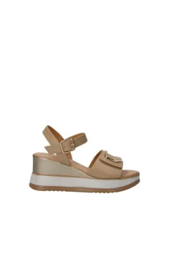 Kiss e shock Sandalo zeppa 21407 Beige