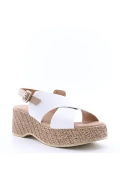 Kiss e shock Sandalo zeppa 14273 Bia/beige