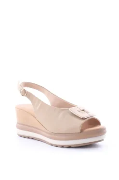 Kiss e shock Sandalo zeppa 20299 Beige