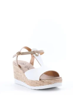 Kiss e shock Sandalo zeppa 51232 Bia/beige