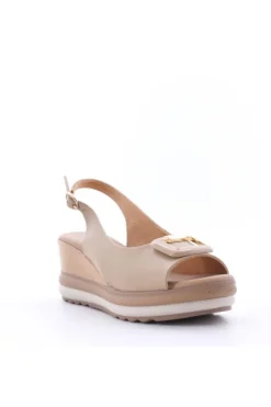 Kiss e shock Sandalo zeppa 20266 Beige