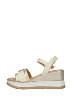 Kiss e shock Sandalo zeppa 21241 Avorio