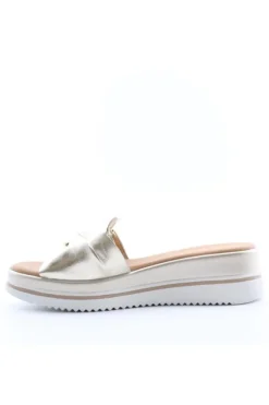 Kiss e shock Sandalo zeppa 81130 Platino