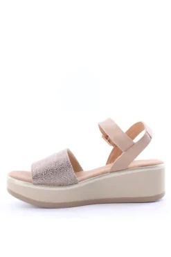 Kiss e shock Sandalo zeppa 82244 Taupe
