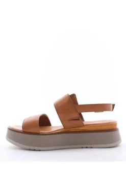 Kiss e shock Sandalo zeppa 261010 Brandy