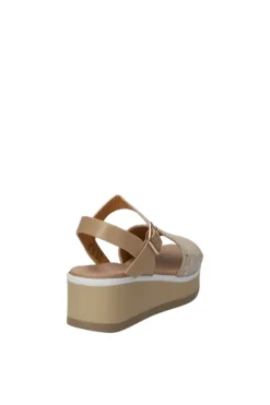 Kiss e shock Sandalo zeppa 84288 Beige